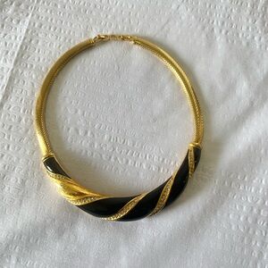 Vintage Christian Dior Enamel Tubogas Necklace 🔥